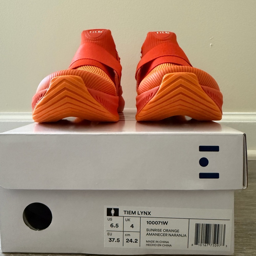 Tiem Orange Lynx Spin Shoes